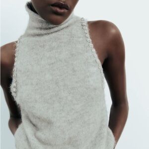 Zara Sleeveless Jewel Top